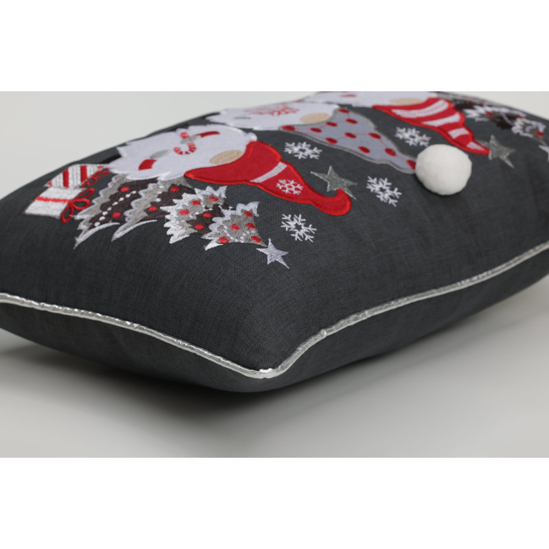  Housse de coussin rectangulaire en polyester