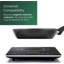 Emperial Single Induction Hob, 2000W Portable Induction Cooker with Touch Control, 4 Hour Timer, 8 Heat Settings,  - Black,