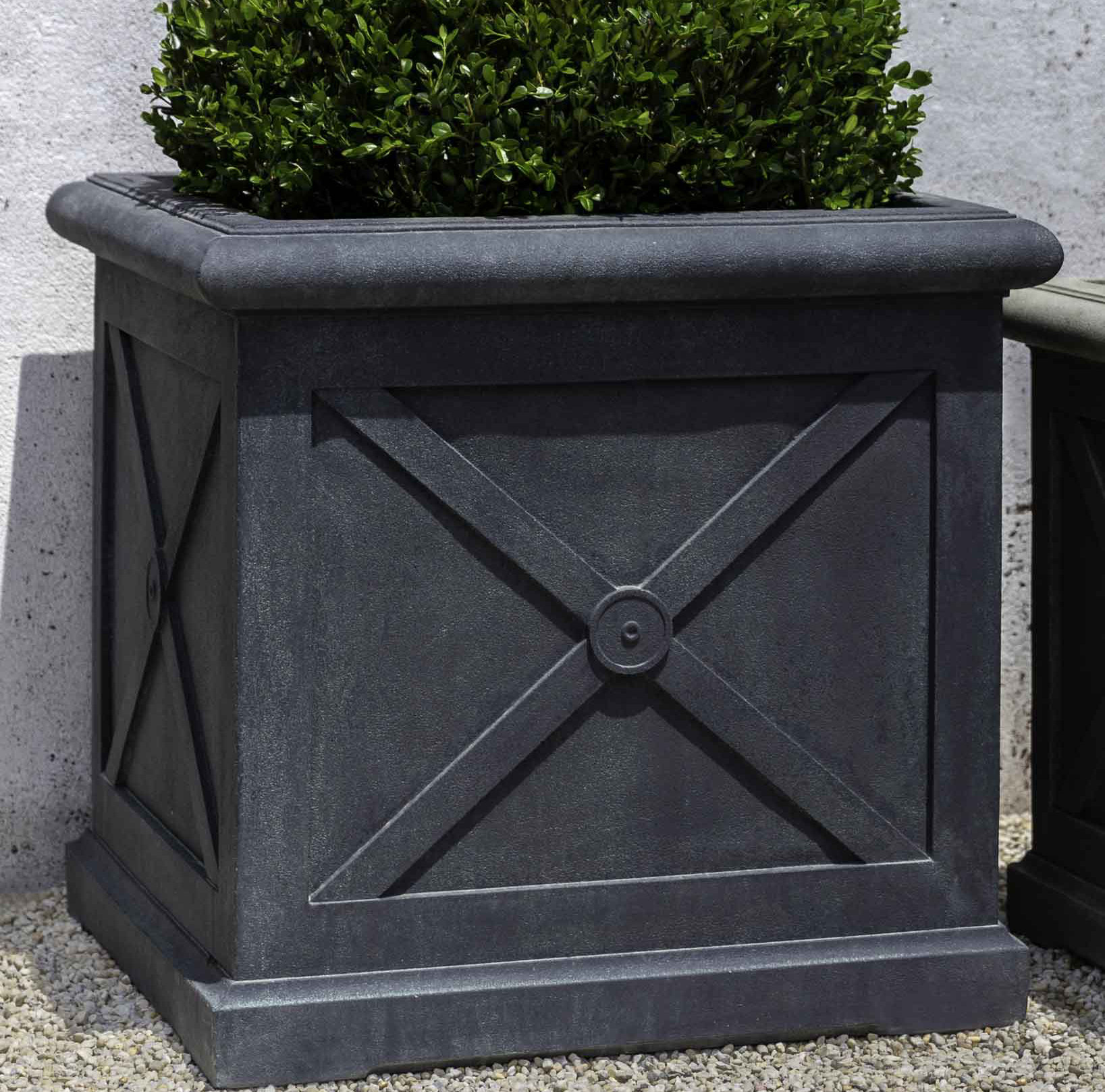 Gracie Oaks Montparnasse Cast Stone Planter Box | Wayfair