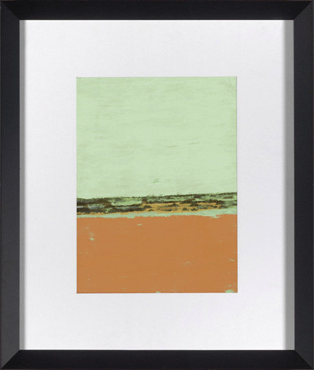 Colorfields VII - Peinture encadrée sur papier