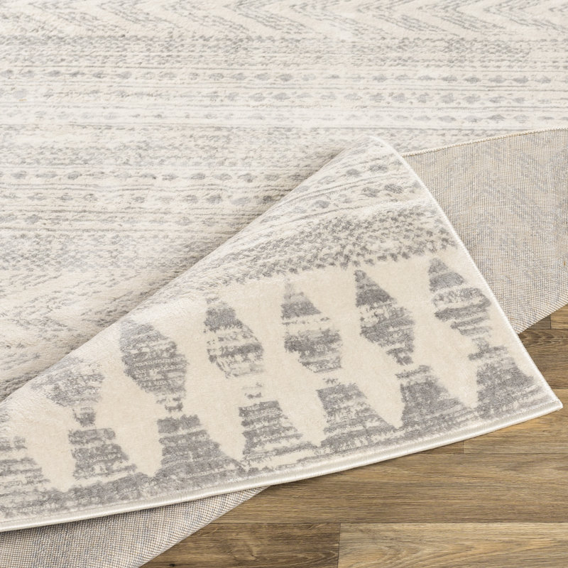 Tapis gris / taupe Herrod, Rectangle 2 pi x 3 pi