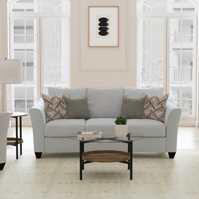 Gottberg Upholstered Flared Arm Sofa Sand
