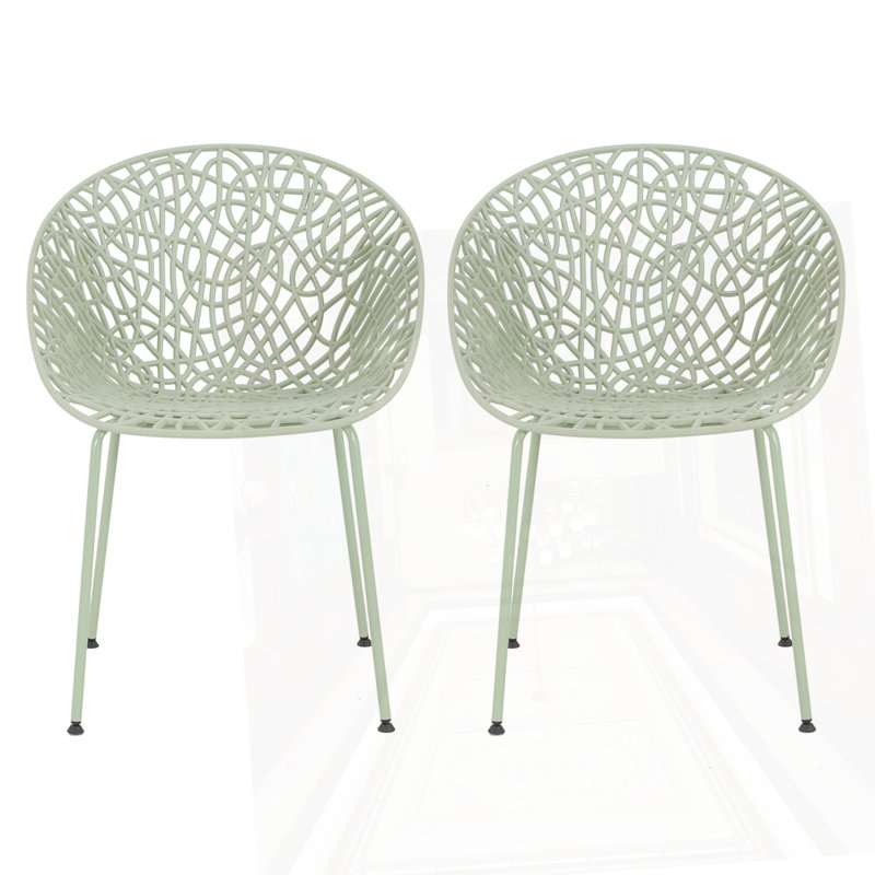 Chaise de salle à manger (ensemble de 2), Vert