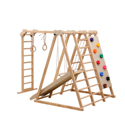 Funphix 57 W Indoor / Outdoor Wood Climber