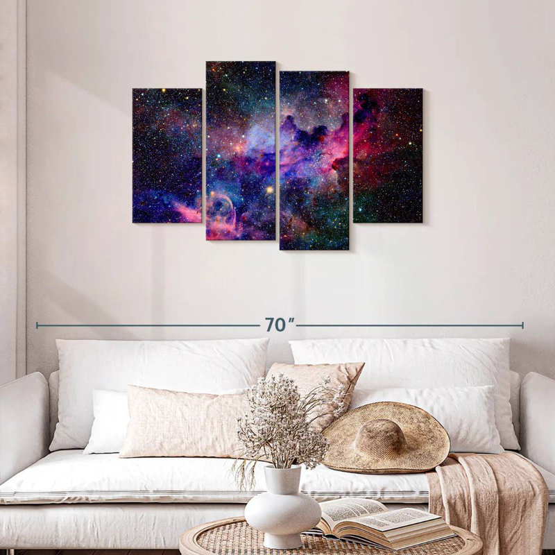 Oberle Galaxy Space Nebula, 27" H x 43" W