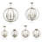 Monona 8 - Light Dimmable Globe Chandelier-20243987
