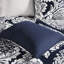 Édredon très grand Indigo - Ensemble de 7 coussins décoratifs complexes en coton avec motif moderne et P 15 po-126088922-126088926