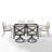 Halles 6 - Person Patio Dining Set with Rectangular Table , Cushions Included-2103945125