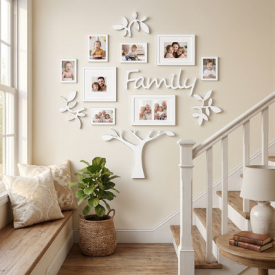 Family Tree Picture Frame Wall Decor Set
