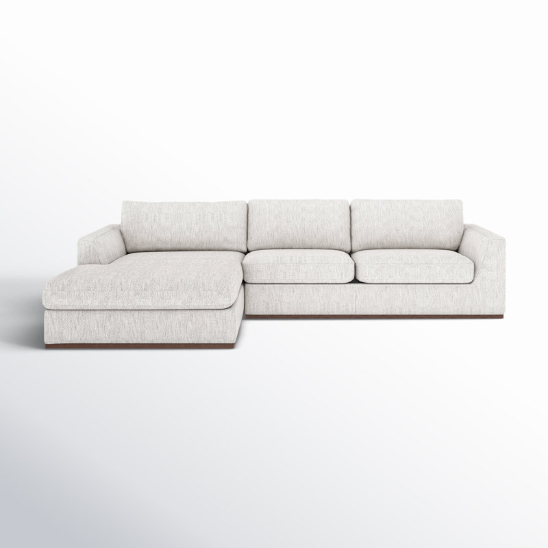 Colt Modular Chaise Sectional, Left Hand Facing, Merino/Cotton