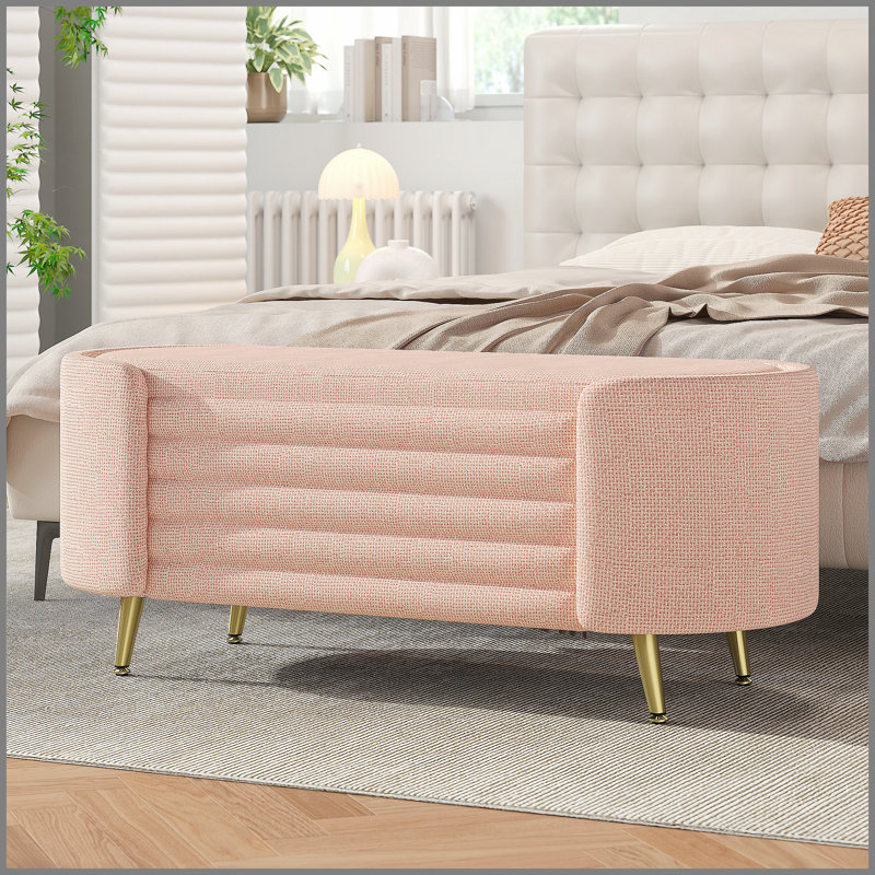 Repose-pieds Modern Storage, Pink