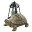 Aesop's Turtle Cast Iron Statue
