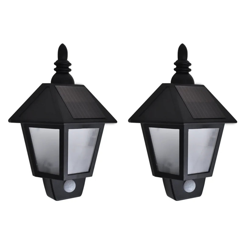 Hawtrey 2 - Bulb Outdoor Wall Lantern with Dusk to Dawn