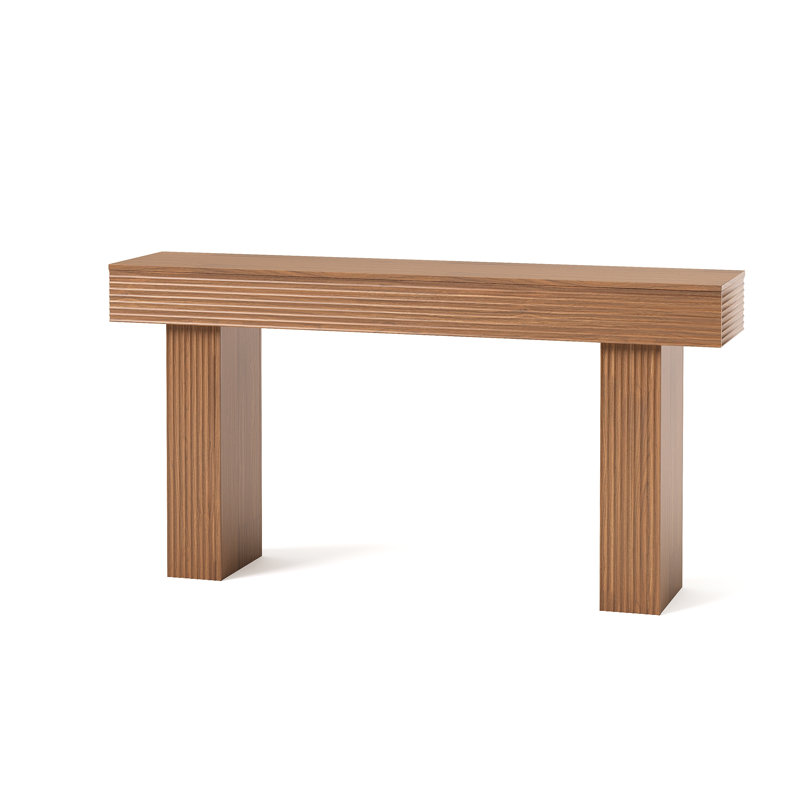 Fluted Console Table