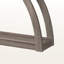 Table d'appoint à 3 niveaux brun taupe à trois niveaux H 31,78 po x l 47,09 po x P 11,28 po Bruno