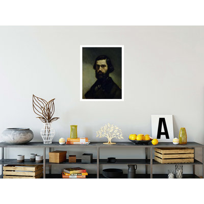 Portrait of Jules VallesGustave Courbet Giclee Print