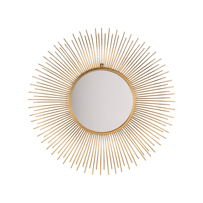 Almena Metal Flat Wall Mirror