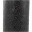 Vase décoratif en céramique noir avec gravures géométriques-874216674