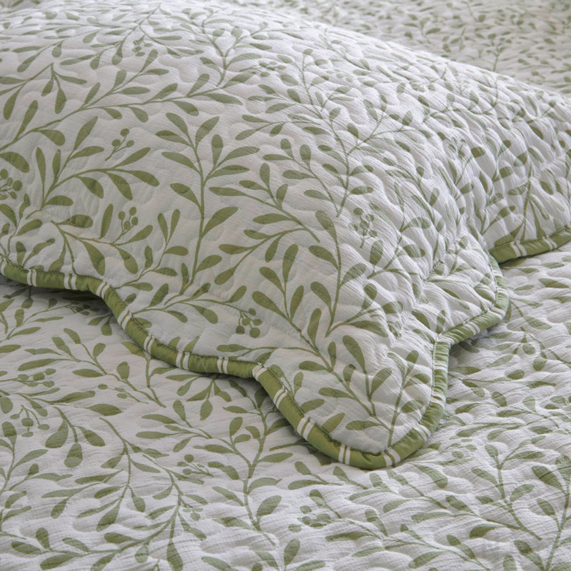 3- Piece Full/Queen Print Quilt Set