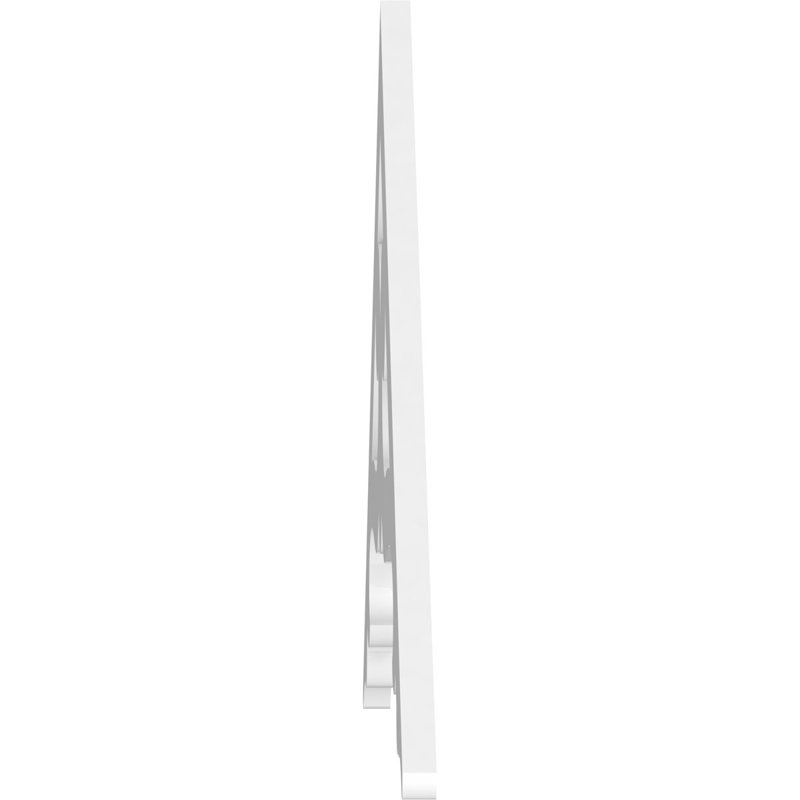 Brontes Architectural Grade PVC Gable, 24" H x 48" W x 1" D, 12/12