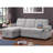 Lna 84 Inch Sectional Sofa, Pull Out Bed, Storage Chaise, USB-98890825