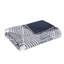 Housse de couette pour lit très grand / très grand en coton bleu marine, revers uni, attache de coin, motif de housse de qualité avec dossier, lavable à la machine-121234429-121234431