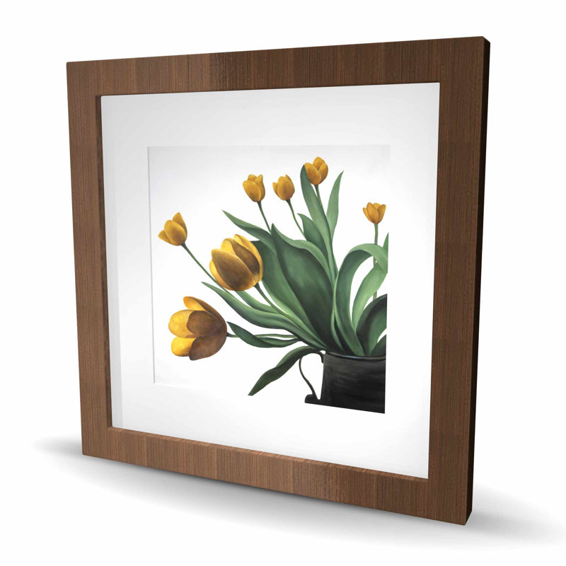 Yellow Tulips - Farmhouse Yellow, H 16 po x l 16 po