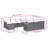 Vidaxl Garden Sofa Set Black, Cream White