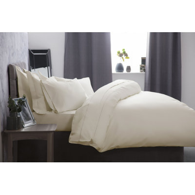 Cotton Solid Colour Duvet Cover Set with Pillowcases
