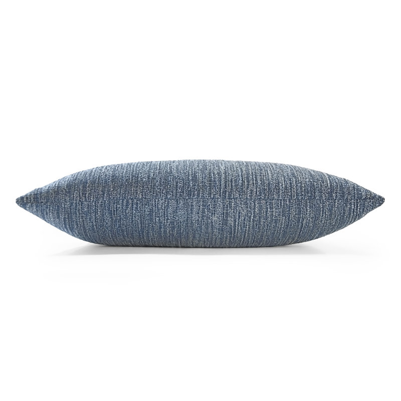 Molto Lumbar Indoor/Outdoor Pillow Cover & Insert, Navy