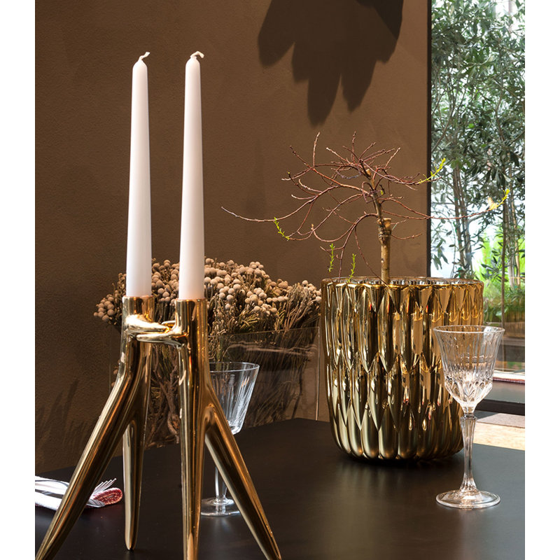 Vase de table Jelly, Or