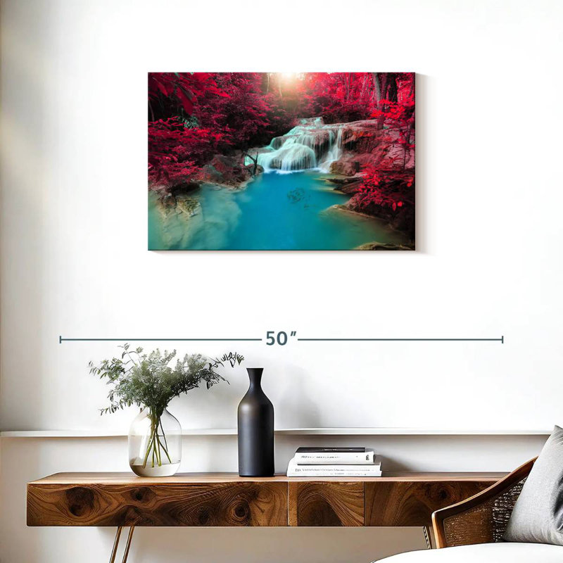 Alvord Erawan Waterfalls, 20" H x 30" W
