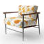 Fauteuil d'appoint floral - orange Marigold Mist-91965617