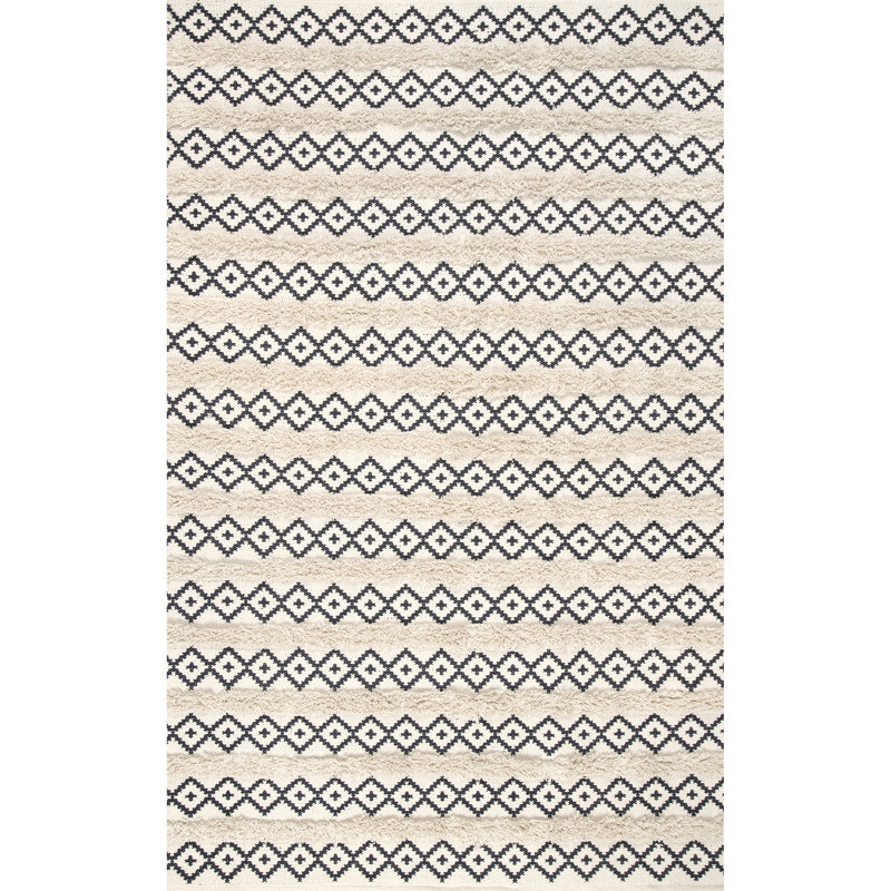 Laurens Cotton Geometric Indoor Rug, Rectangle 8' 6" x 11' 6"