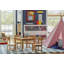 Wooden Farmhouse Table & 4 Chair Set-158479355