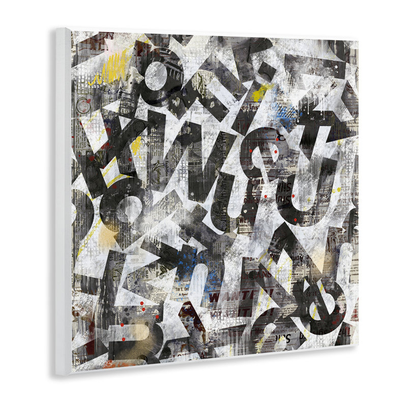 «Mixed Letters Abstraction» par Laura Gibson