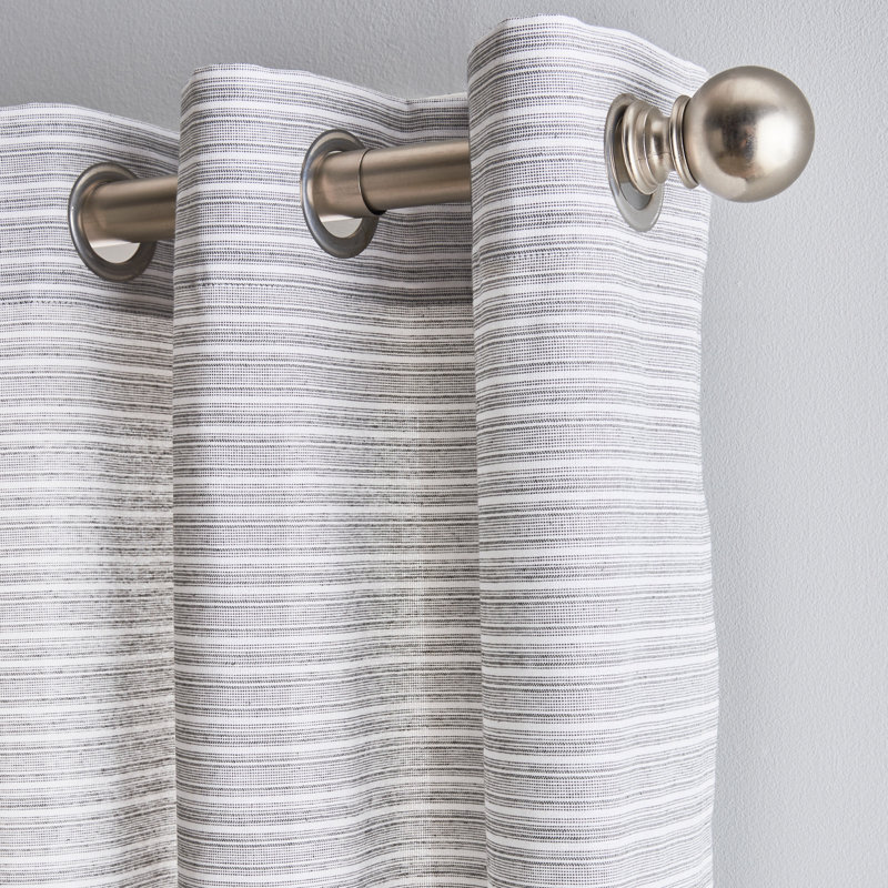 Paire de rideaux à œillets Peri Home, Argent, L 50 po x L 84 po