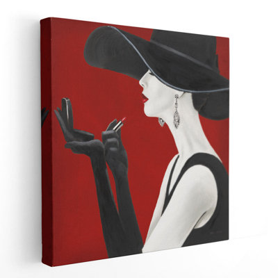 Haute Chapeau Rouge II - reproduction d'art sur toile