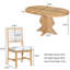 Ensemble de salle à manger extensible 5 pièces-1103885304