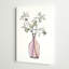Aquarelle de plantes dans un vase - peinture sur toile tendue-851099202
