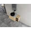 Meuble-lavabo mural de 42 po avec lavabo d'art en céramique, portes à fermeture en douceur et tablettes de rangement pour salles de bain modernes