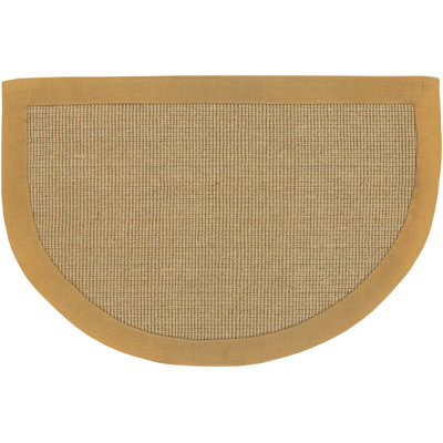 Tapis en jute et sisal beige et brun clair tissé à la main WEST Authentic