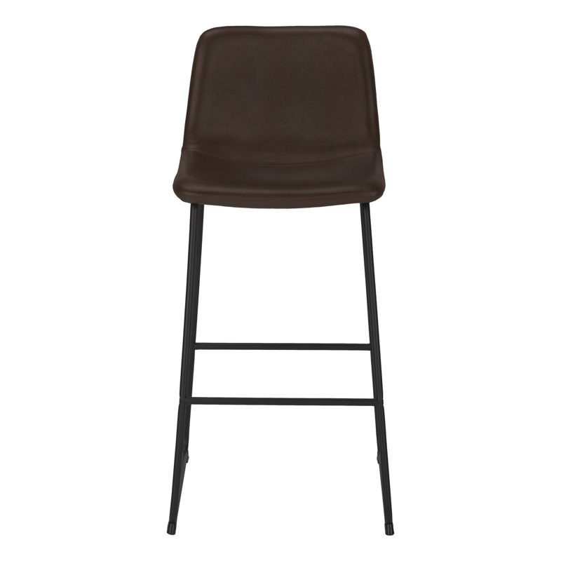 Chaise Ella, tabouret de bar ergonomique, Brun