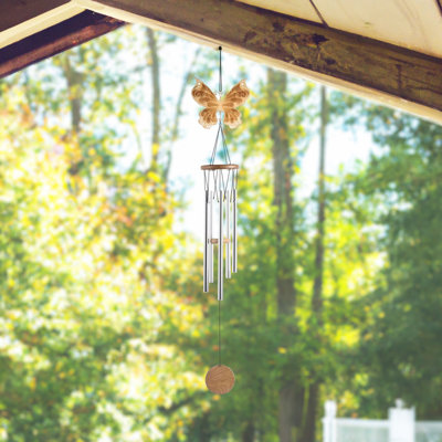 Carillon papillon en bois de 34 po Ricole