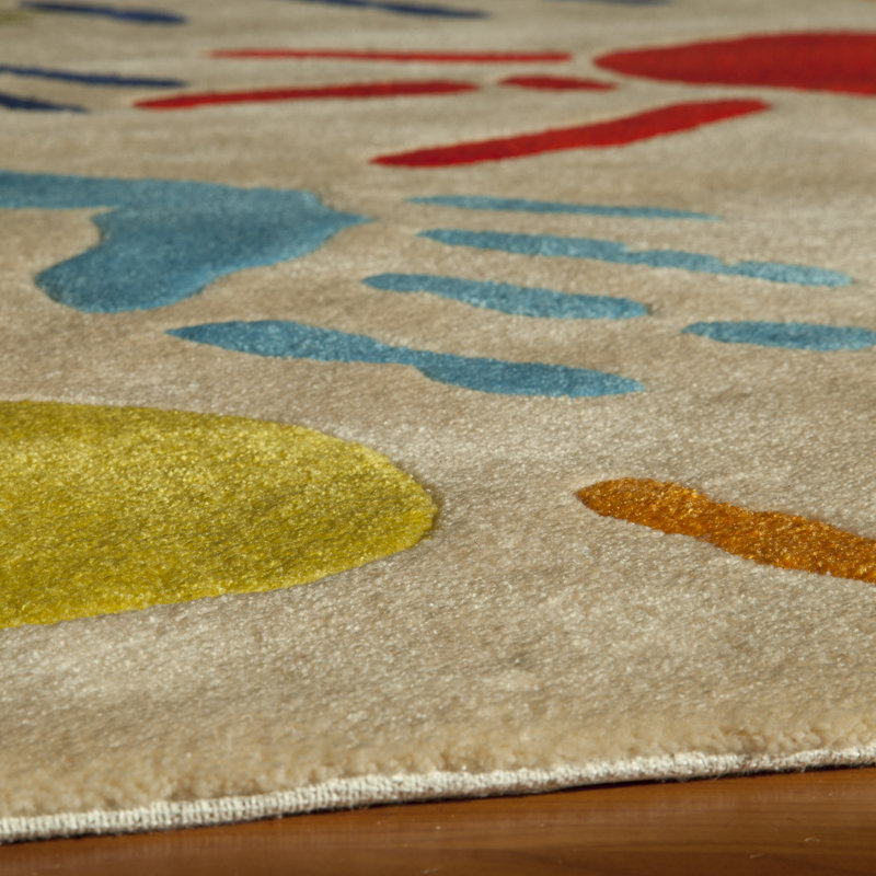 Tapis touffeté à la main Aayush, Rectangle 4 pi x 6 pi