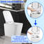 Square Rimless Back to Wall Denanne with Soft Close Seat | UK Standard P Trap
