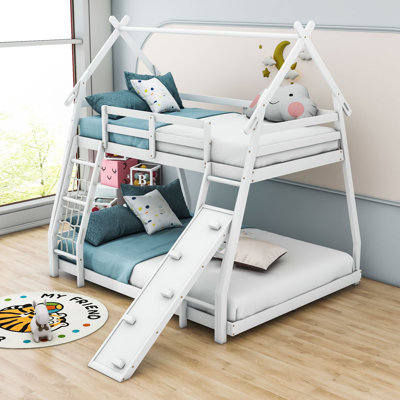 Knarr Twin over Queen Standard Bunk Bed by Harper Orchard