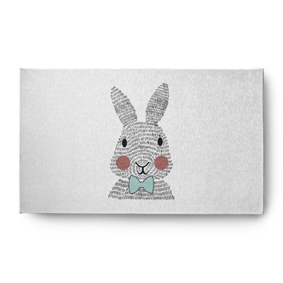 Tapis en chenille nœud papillon