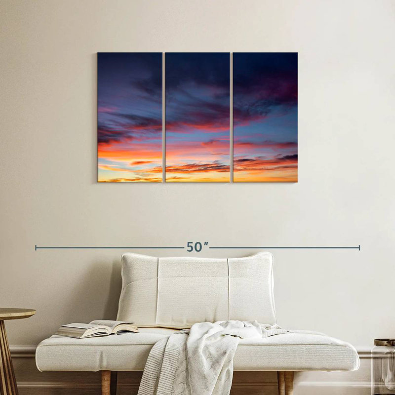 Valencian Sunset Sky, H 24 po x l 38 po