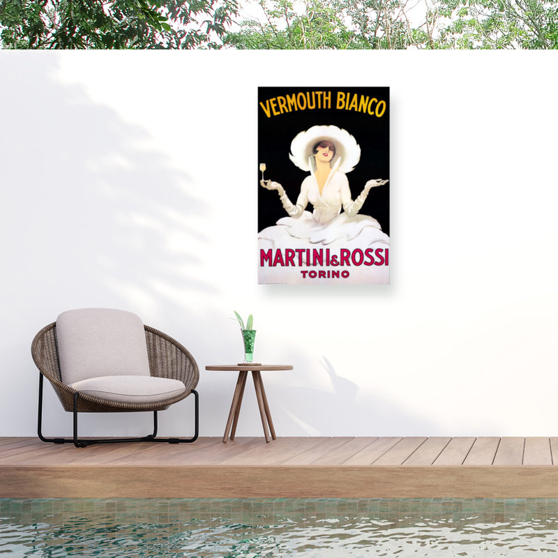 Toile d'extérieur Marcus Jules Vermouth Bianco, H 12 po x l 19 po